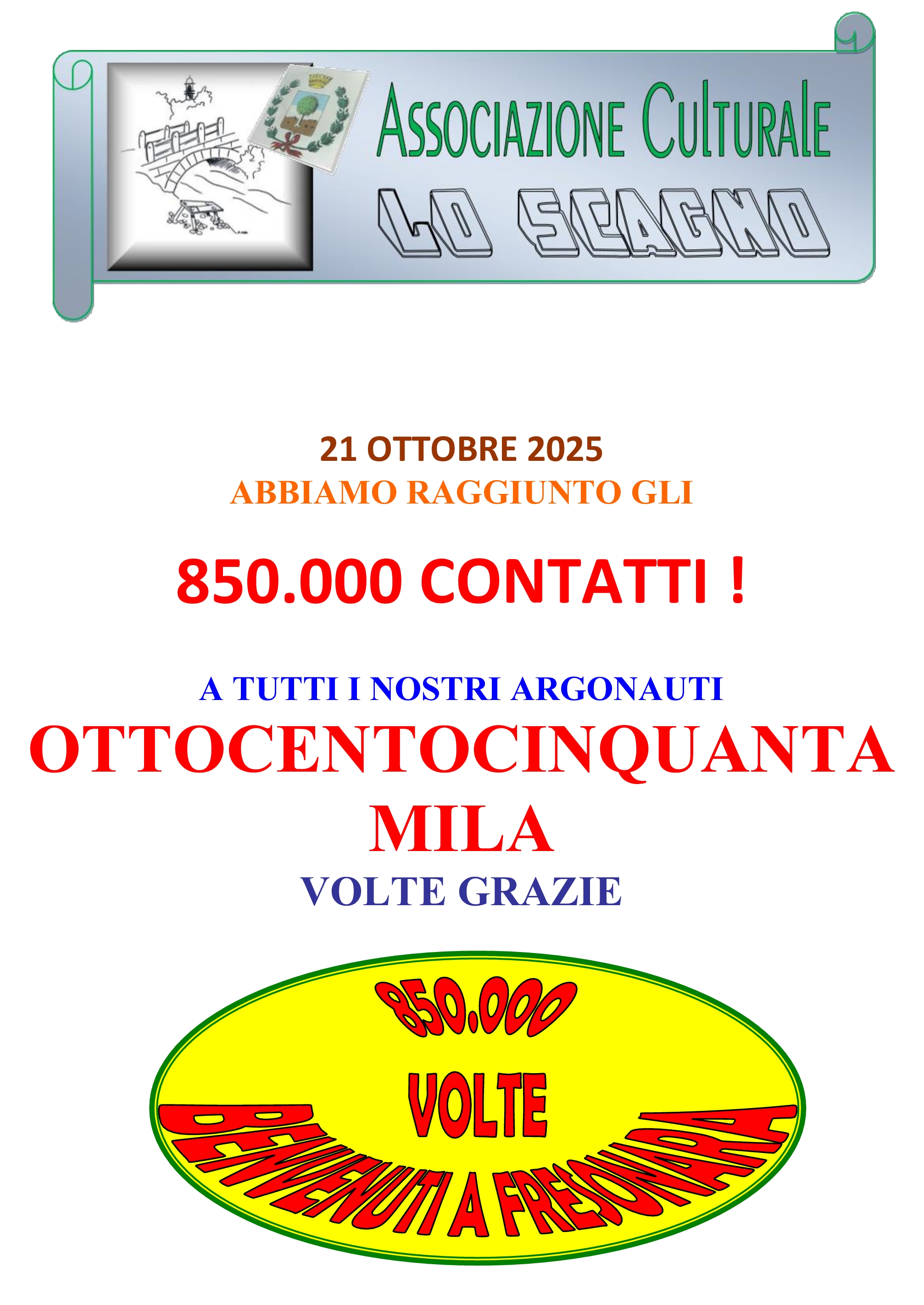 850.000 contatti